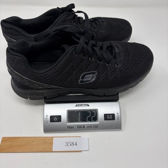 Skechers Sneakers Mens 10 Running Shoes 59928R Black Dual Lite - Picture 11 of 11